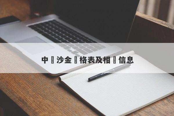 中國沙金價格表及相關信息