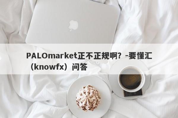 PALOmarket正不正规啊？-要懂汇（knowfx）问答