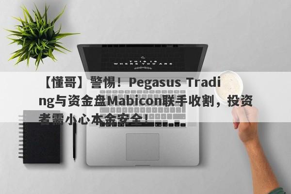 【懂哥】警惕！Pegasus Trading与资金盘Mabicon联手收割，投资者需小心本金安全！