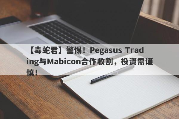 【毒蛇君】警惕！Pegasus Trading与Mabicon合作收割，投资需谨慎！