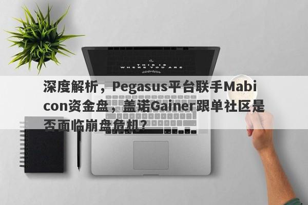 深度解析，Pegasus平台联手Mabicon资金盘，盖诺Gainer跟单社区是否面临崩盘危机？