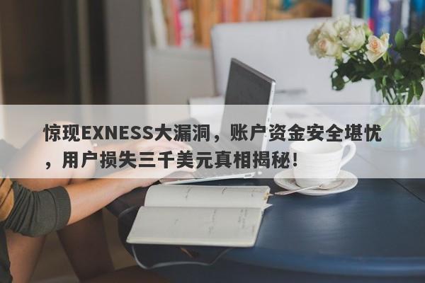 惊现EXNESS大漏洞，账户资金安全堪忧，用户损失三千美元真相揭秘！