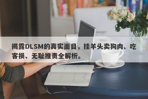 揭露DLSM的真实面目，挂羊头卖狗肉、吃客损、无耻推责全解析。