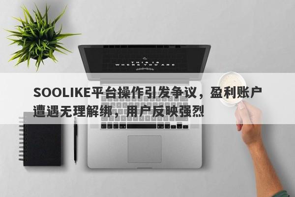 SOOLIKE平台操作引发争议，盈利账户遭遇无理解绑，用户反映强烈