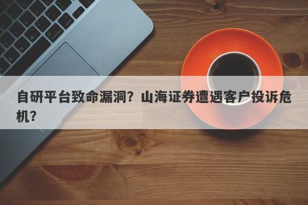 自研平台致命漏洞？山海证券遭遇客户投诉危机？