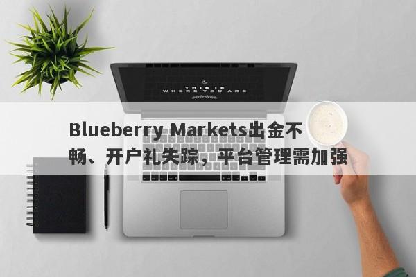 Blueberry Markets出金不畅、开户礼失踪，平台管理需加强