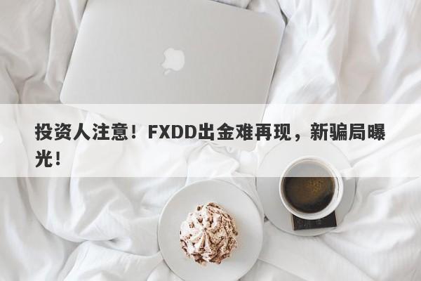 投资人注意！FXDD出金难再现，新骗局曝光！