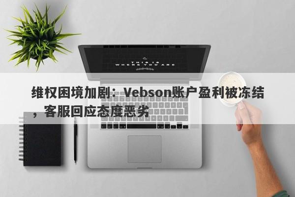 维权困境加剧：Vebson账户盈利被冻结，客服回应态度恶劣