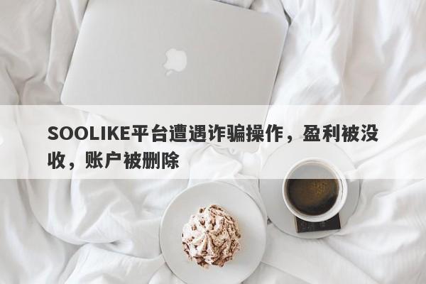 SOOLIKE平台遭遇诈骗操作，盈利被没收，账户被删除