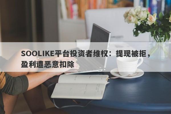 SOOLIKE平台投资者维权：提现被拒，盈利遭恶意扣除