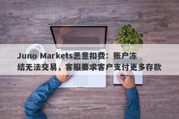 Juno Markets恶意扣费：账户冻结无法交易，客服要求客户支付更多存款